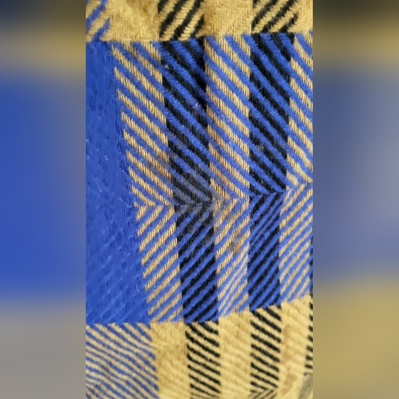 Vintage Diane Von Furstenberg Women's Funky Mod Plaid Wool Blazer Size 6 - Picture 11 of 16